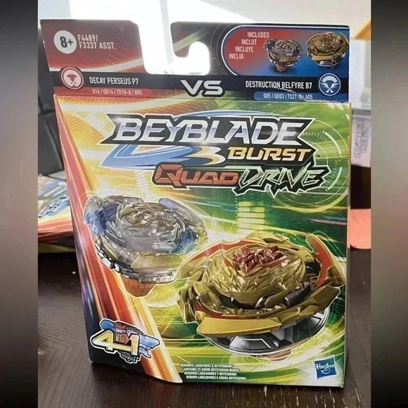 Other - Beyblade Burst Belfyre B7 and Decay Perseus P7 Spinning Tops